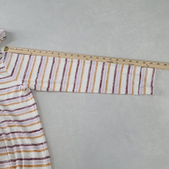 Market & Spruce Stitch Fix hooded knit striped top Sz Large office church casual - Picture 4 of 7